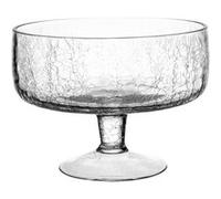 Coupe sur pied en verre craquelé Noa diamètre 14.5 cm - Table Passion - Transparent / Cristal - Verre Transparent G