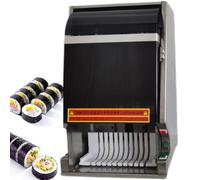 Coupe-sushi automatique avec lame tranchante, trancheuse en acier inoxydable pour des coupes uniformes, idéal pour les restaurants japonais et la cuisine à la maison 10slices