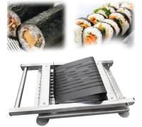 Coupe-sushis, 8/10/12 sections, gain de temps et de main-d'œuvre, lames tranchantes, acier inoxydable, seulement 2 étapes, coupe facile des rouleaux de sushi, convient pour les sushis à faire soi-même