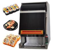 Coupe-sushis automatique en acier inoxydable avec lame amovible, haute efficacité pour les cuisines commerciales et les restaurants