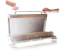 Coupe-sushis en acier inoxydable, trancheuse manuelle avec espacement des lames de 11 mm, machine de découpe alimentaire multifonctionnelle avec ventouses antidérapantes pour restaurants et cantines