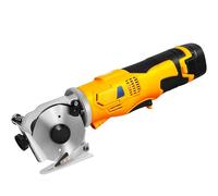 Coupe-Tissu Électrique Portatif, Coupe-Rotatif Électrique avec deux Batteries Lithium 2000 mAh, pour Cuir, Tapis et Tissus Épais(≤3.3 cm/1.29 in)