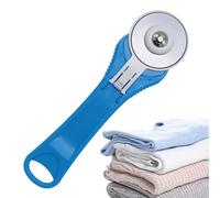 Coupe-tissu rotatif de 45 mm avec poignée ergonomique | Rouleau en acier inoxydable découpé pour matelassage, , taches, coupe facile et précise des chemises, du cuir, du papier et du matériau