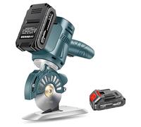 Coupe-tissu rotatif électrique - Machine de découpe de tissu - Vitesse à vide - 1400 tr/min - Épaisseur de coupe de 35 mm - Interrupteur de sécurité multicouche