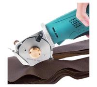 Coupe-tissu rotatif électrique sans fil, ciseaux ronds 12 pour cuir et papier, Kit d'outils de coupe de tapis