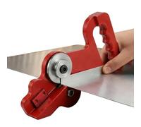 Coupe-tôle - Outils Robustes À Double Roue À Manuelle | Découpeuse De Métal Réglable | Pour L'acier Et L'aluminium, Conçu Avec Une Tension Réglable Et Un Alignement Parallèle Pour Un Conduit