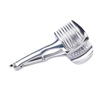 Coupe-tomates coupe-citron - Acier inoxydable 304 8,86 x 3,74 x 2 | 142 cm | Pince à fruits ronde multifonction à main | Outil de découpe de cuisine pour fromage
