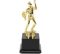 Coupe Trophée de Badminton Modèle Créatif pour Garçon et Filles, Statue | Plastique, Surface Lisse sans Bavure, Style Délicat Réaliste, Compétitions de Fête et Jeux de Récréation