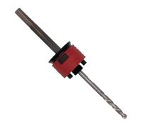 Coupe-trou à dégagement rapide pour métal, cloison sèche et plafond - Polyvalent avec installation rapide, mécanisme de verrouillage et perceuse centrale, compatible avec les adaptateurs de tige