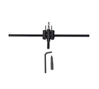 Coupe-trou circulaire réglable 30-300 mm |Foret de type avion pour bois/cloisons sèches/contreplaqué |Outil de coupe en carbure de haute qualité pour des coupes efficaces et