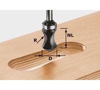 Festool Fraise HW S8 R16/NL32 – pour poignée moulurée – queue 8 mm – 491033