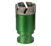 Coupe-trou fileté industriel M14 avec revêtement Diamantin pour une coupe rapide et propre sur verre céramique et surfaces solides. Coupe-trou diamanté stable