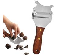 Coupe Truffe, Trancheur De Truffes Einstellbare Inox Avec Poignée En Bois, Rape A Fromage, Trancheur De Truffes Rasoir Eminceur Avec Trou Suspendu Für Chocolat Beurre Käse