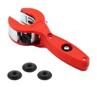 Coupe-tube à cliquet avec 3 roues de coupe de rechange, coupe-tube en cuivre, coupe-tube de précision pour tubes en acier inoxydable et cuivre 8-29 mm, Particulièrement adapté pour les espaces de