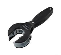 Coupe-tube à cliquet réglable pour des coupes de précision faciles Conçu pour une utilisation dans les espaces restreints avec tuyaux en cuivre, PVC et métal souple (noir)