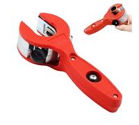 Coupe-tube À Cliquet Robuste - Outil De Coupe 2 En 1 Pour Tubes En Aluminium Et PVC, Capacité De 8 À 29 Mm | Outil À Main En Métal Pour Tuyaux En Cuivre, Plomberie, Bricolage, 18cm, 1 Pièce