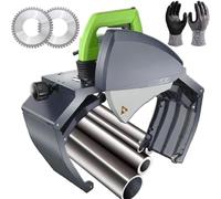 Coupe-Tube électrique Robuste 15-400 mm,Précision ± 0,05 mm,2900-3200 Tr/Min Pour Acier,Pvc Et Fonte,Outil Coupe à Froid Avec Lame En Tungstène,Sans étincelles,Pour Plomberie,ZD220