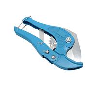 Coupe-tube en plastique super tool - 42 mm - Pour tuyau et tube - Pour PVC, PEX, PE et PPR, bleu