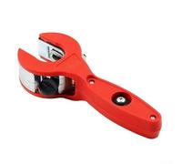 Coupe-tube ergonomique avec support de lame de rechange pour couper facilement des tuyaux de petit diamètre (rouge)