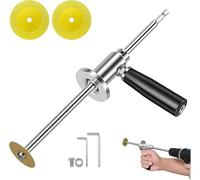 Coupe-tube Intérieur Pour Tuyau En Pvc - Coupe-tubes Internes, Outil De Coupe Avec Disque De Coupe Diamanté Et Poignée, En Acier Inoxydable, Pour Perceuse De 1/2 À 8 Pouces