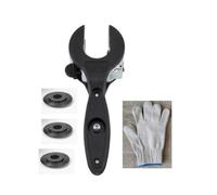 Coupe-tube Kirsite portable solide avec cliquet confortable Outil de coupe de tube en métal pour l'entretien sanitaire. Kit de coupe de tuyaux en métal industriel