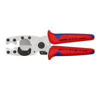 Knipex Coupe-tubes pour tubes PER et multicouche et gaines de protection chromée avec poignées multimatières 210 mm, 90 25 20