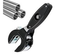 Coupe-tube PVC | Outil Manuel à Cliquet 2-en-1,Cutter en Acier Inoxydable - Pour Plomberie Construction Maintenance Industrielle Tuyaux en Cuivre Métal Mou Plombiers et Passionnés de