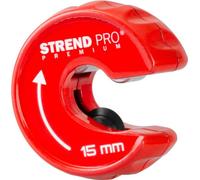 Coupe-tube Strend Pro Premium, pour tubes en cuivre et tuyaux, Zn, 15 mm