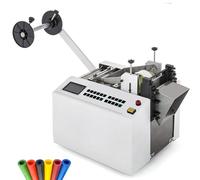 Coupe-tube thermorétractable entièrement automatique pour micro-ordinateur avec précision de 0,1 mm, idéal pour les applications de tubes en caoutchouc et en plastique