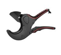 Coupe-tubes 32 mm-75 mm, corps en alliage d'aluminium, ciseaux à cliquet, coupe-tubes PVC, PU, PP, PE, outil manuel de coupe tuyaux pour Couper Les Tuyaux en PVC(75mm)