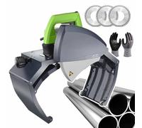 Coupe-Tubes électrique Automatique 15-400 Mm | Découpe à Froid pour Tubes en Acier Inoxydable, Cuivre, PVC Et Plastique | Outil De Plomberie Professionnel sans Bavures,ZD400