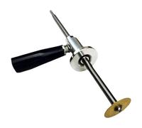 Coupe-tuyau en acier inoxydable PVC de 17,8 cm de profondeur réglable - Outil de coupe pour plomberie - Pour projets d'installation de tuyaux, poignée ergonomique