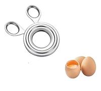 Coupe-Œuf Coque Argent,Ouvre-Oeuf à la Coque,Oeufs Coupe Coque,Coupe-Oeuf en Acier Inoxydable,Ouvre-œufs en acier inoxydable Cutter à œufs,pour l'approvisionnement en outils de cuisine