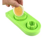 Coupe-Œuf Dur,Fils Inoxydable Accessoire Cuisine pour Découper Oeufs Aliments Mous - 2 en 1 Gadget Lavable Lave Vaisselle pour Tomate Fruit Champignon,Petit Déjeuner Salade Restaurant Cuisine