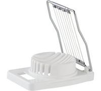 Coupe-œuf dur plastique et inox Fackelmann Handmade Tradition Rouge G