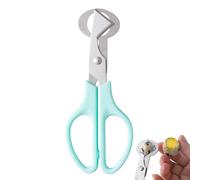 Coupe-œufs - Design ergonomique, acier durable, ABS résistant | Outil de 14 cm avec utilisation petit-déjeuner, brunch, restauration, pique-nique, préparation de recettes, décoration