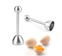 Coupe-œufs en acier inoxydable, Lot de 2 Coupe-Coquille Ouvre de Coquille D'oeuf Séparateur de Coquille D'oeuf pour Ouf dur/mou