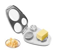 Coupe-œufs pour œufs durs | Coupe-œuf portable multifonction avec fil en acier inoxydable | Trancheuse à fraises | Trancheuse multifonction en acier inoxydable pour fruits mous et champignons
