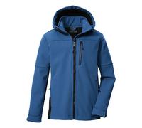 killtec Garçon Veste softshell avec capuche KOW 226 BYS SFTSHLL JCKT, azur, 152, 43515-000