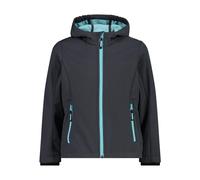 CMP, Kid Gjacket Fix Hood 116 Titanium Acqua, Manteau Enfant Veste à capuche pour fille