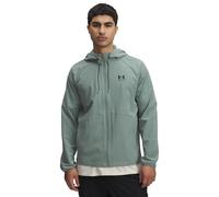 Coupe-vent Ã capuche zippÃ© Under Armour Stretch Woven Vert XS
