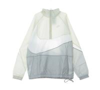 Coupe-vent amovible homme Vw Swoosh Wvn Hlfzip Jkt Wolf Grey/white/light Bone/white WOLF GREY/WHITE/LIGHT BONE/WHITE M