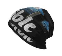 Coupe-Vent Bonnet Chaud Hiver avec Dieu, Tout est Possible Ski Bonnets Knitted Beanie Hat pour Adultes,Sports de Plein air,Homme