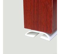 Coupe-vent écologique pour portes en PVC pour économiser sur les coûts électriques (gris)