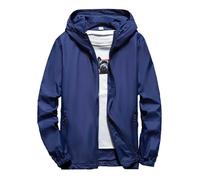 Coupe Vent Femme Impermeable Veste Coupe Vent De Pluie Avec Capuche Légère Séchage Rapide Couleur Unie Léger Manteau de Pluie Sport Montagne Fermeture éclair Fine Respirant Veste Pour Les Voyages