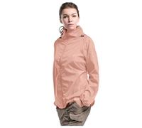 Coupe Vent Femme Impermeable Veste De Pluie Avec Capuche LéGèRe SéChage Rapide Couleur Unie Veste Sport Femme Avec Fermeture éClair Fine Respirant Veste D'ExtéRieur Pour Les Voyages Et Le