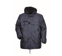 Coupe vent fourré (XXXL, Marine)