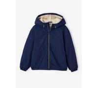 VERTBAUDET Coupe-vent garçon doublé sherpa à capuche marine 6A