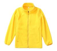 Coupe-vent Garçons Imperméable Student Hardshell Jacket Fleece Inner Bladder Boys And Girls School Three In One Cardigan Warm Spring And Autumn Winter Children's Coat Pulls (Yellow, 13-14 Years)
