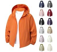 Coupe Vent Homme Imperméable Randonnée Hiver Veste Pluie Impermeable Sport Running Manteau Veste de Pluie Chaud Grande Taille Blouson Zippée Respirante Veste Jacket Legere Parka